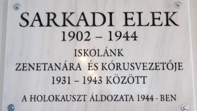 Emlékhét Sarkadi Elek tiszteletére